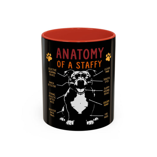 Anatomy of a Staffy Gifts - Coffee Mug