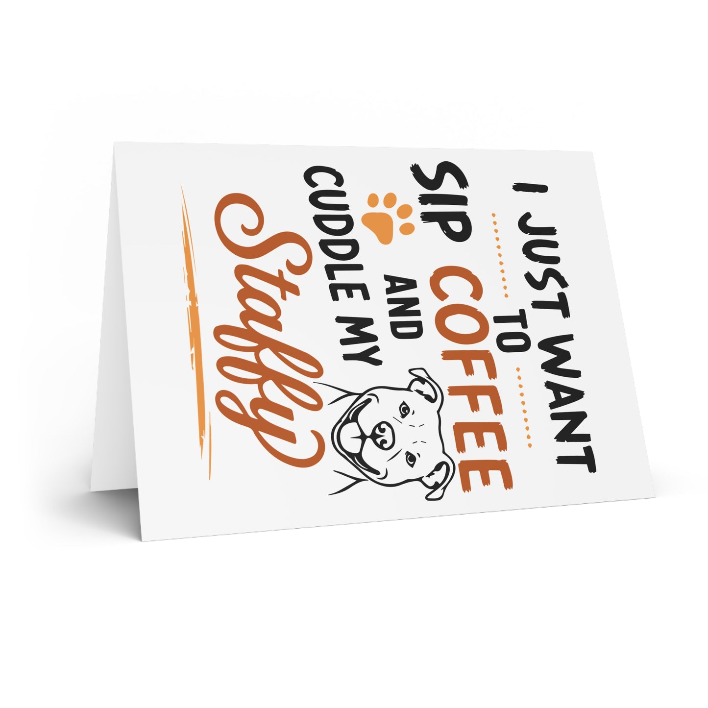 I Just Want to Sip Coffee — Greeting Card