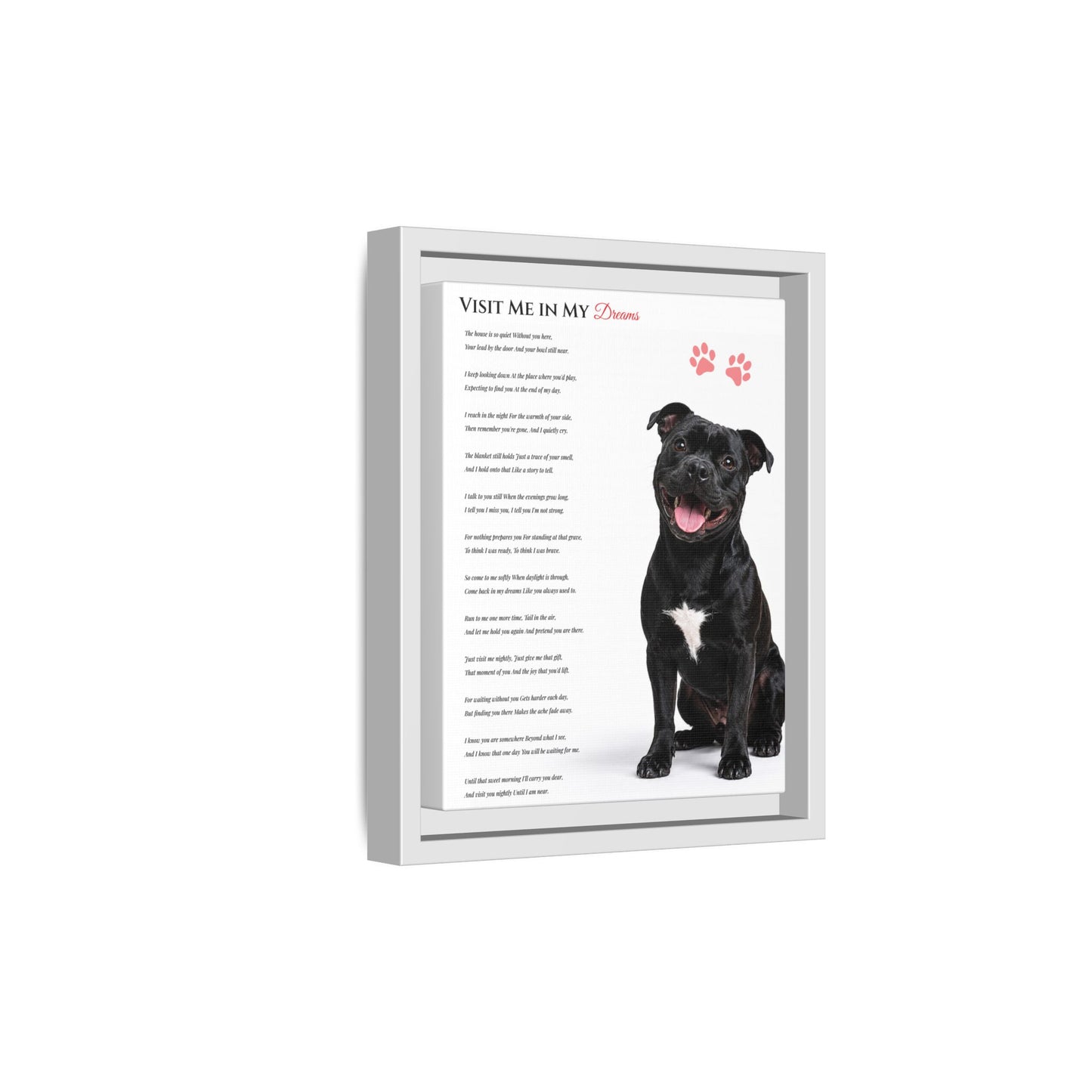 Visit Me in My Dreams - Premium Framed Wall Art