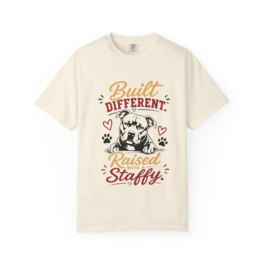 Raised With a Staffy T-Shirt