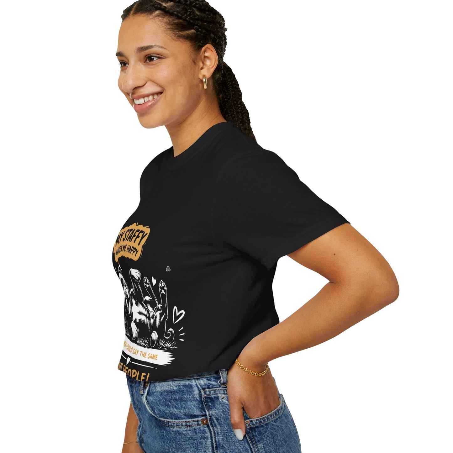 Makes Me Happy Staffy Lover T-Shirt