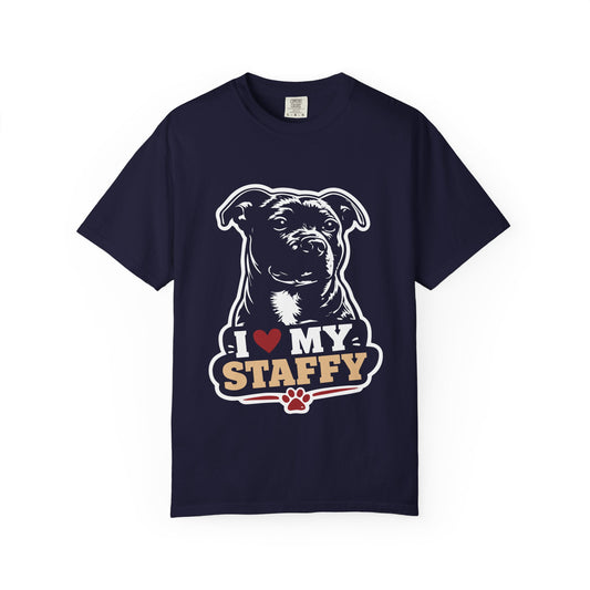 I love Staffy T-Shirt