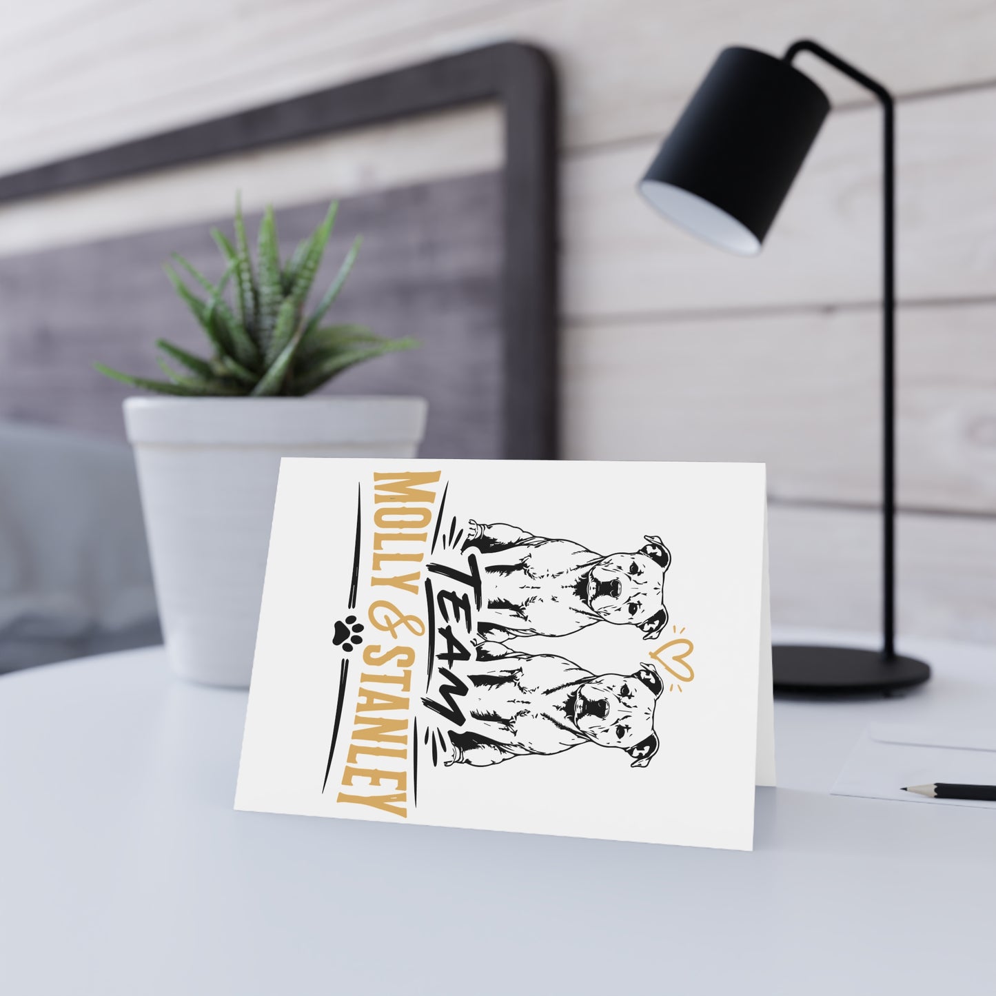 Team Molly & Stanley — Greeting Card