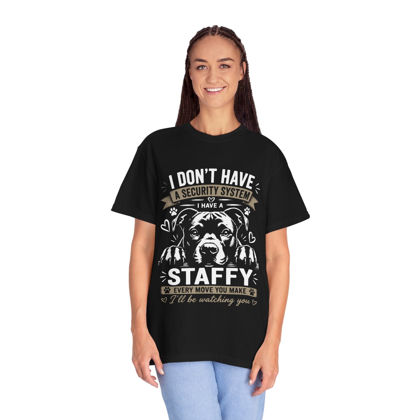 Security Staffy Dog T-Shirt