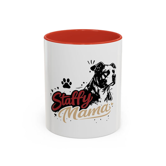 A Staffy Mama Loves - Coffee Mug
