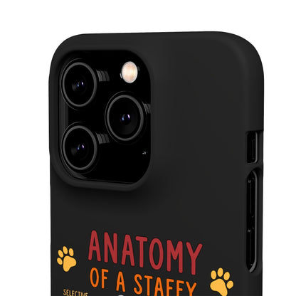 Anatomy of a Staffy - Phone Cases