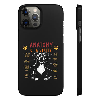 Anatomy of a Staffy - Phone Cases