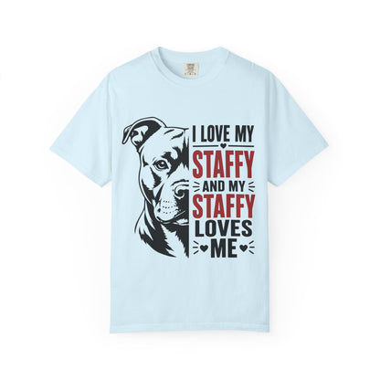 I Love My Staffy T-Shirt