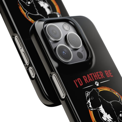 I'd Rather Be With My Staffy - Phone Cases