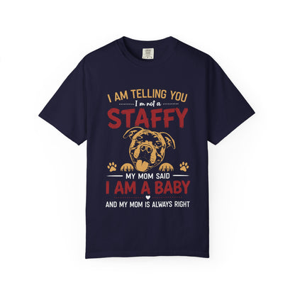 Cute Staffy Mom T‑Shirt