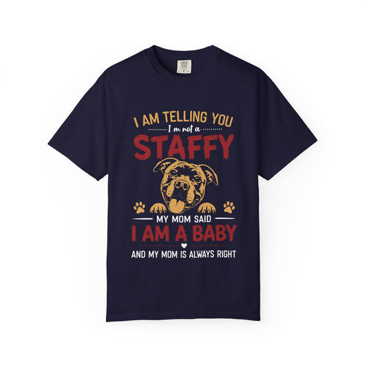 Cute Staffy Mom T‑Shirt