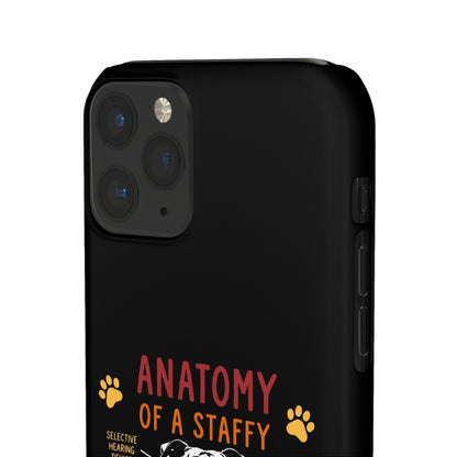 Anatomy of a Staffy - Phone Cases