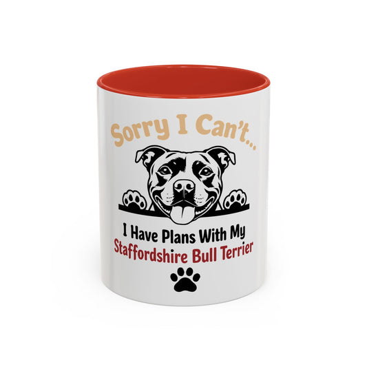 I Have Plans With My Staffordshire  - Coffee Cup