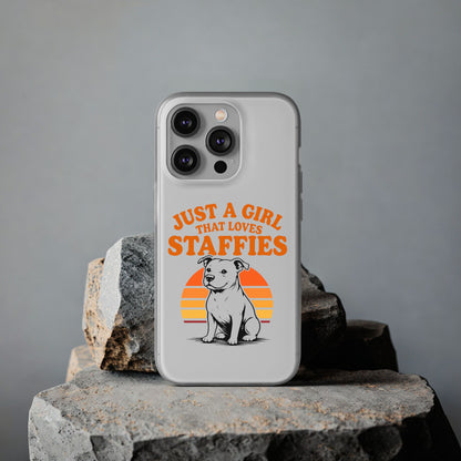 Just a Girl That Loves Staffies - Phone Case