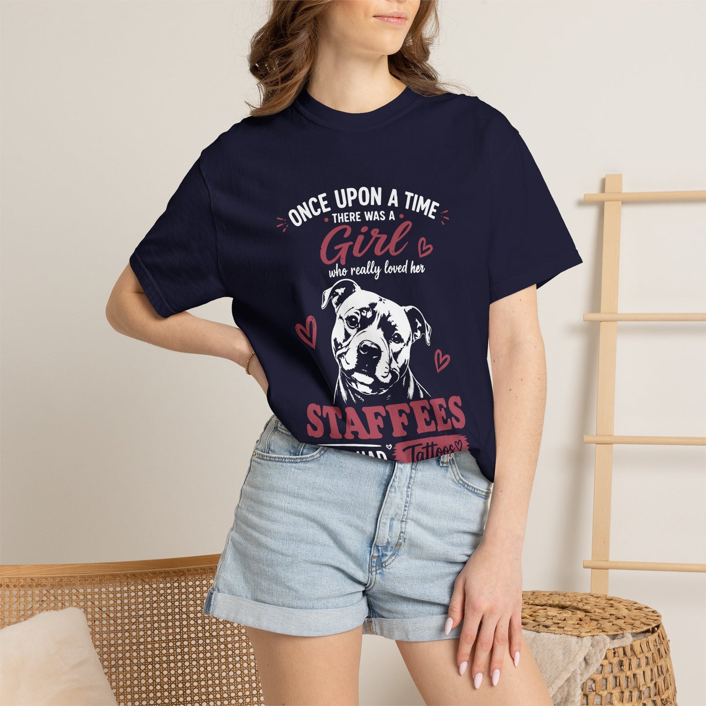 Girl Loved  Staffy T-Shirts