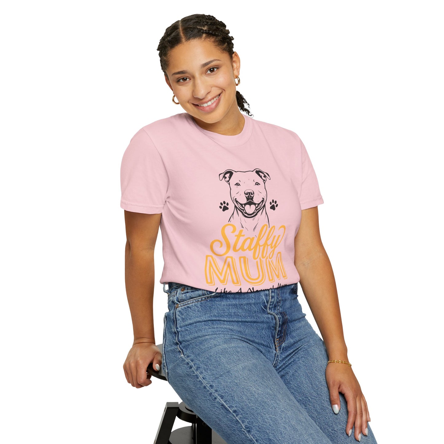 Funny Staffordshire Staffy Mum T-Shirt