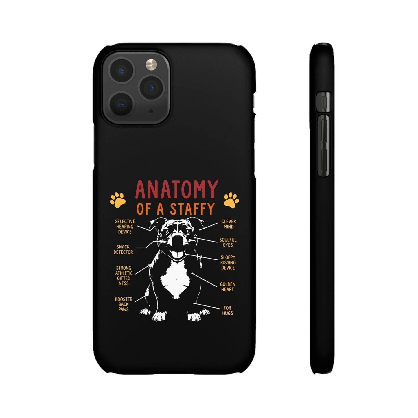 Anatomy of a Staffy - Phone Cases