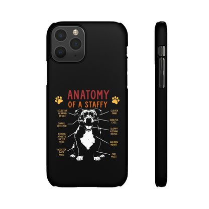 Anatomy of a Staffy - Phone Cases