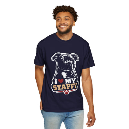I love Staffy T-Shirt