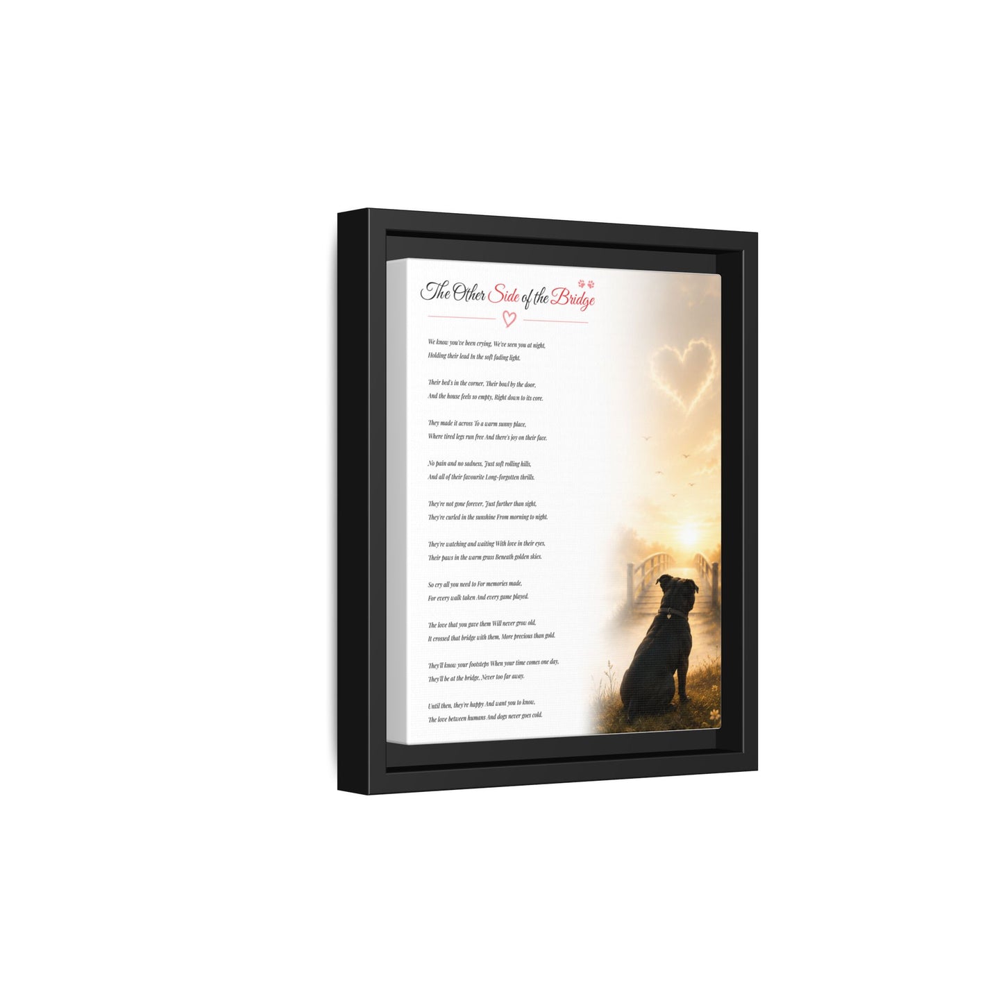The Other Side of the Bridge - Premium Framed Wall Art
