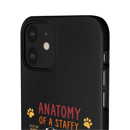 Anatomy of a Staffy - Phone Cases