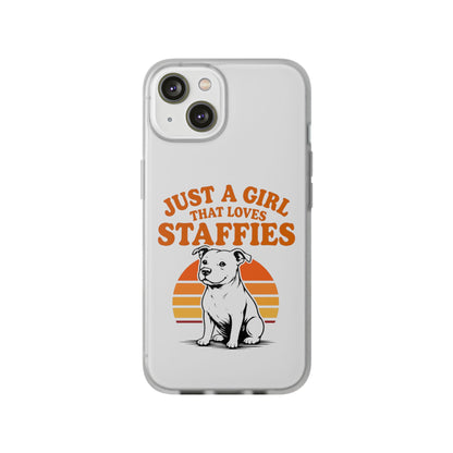 Just a Girl That Loves Staffies - Phone Case