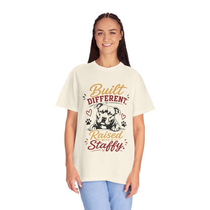Raised With a Staffy T-Shirt