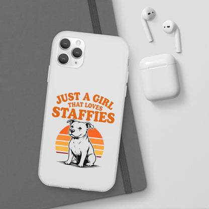 Just a Girl That Loves Staffies - Phone Case