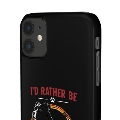 I'd Rather Be With My Staffy - Phone Cases