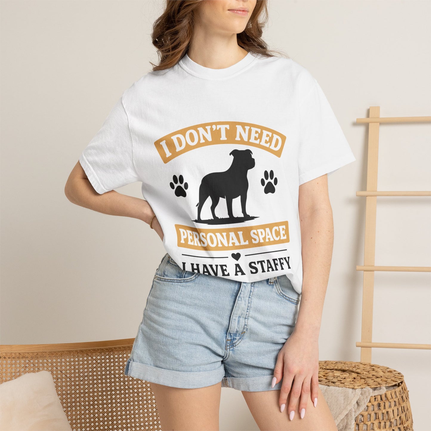 I Don't Need Personal Space Staffy T-Shirt