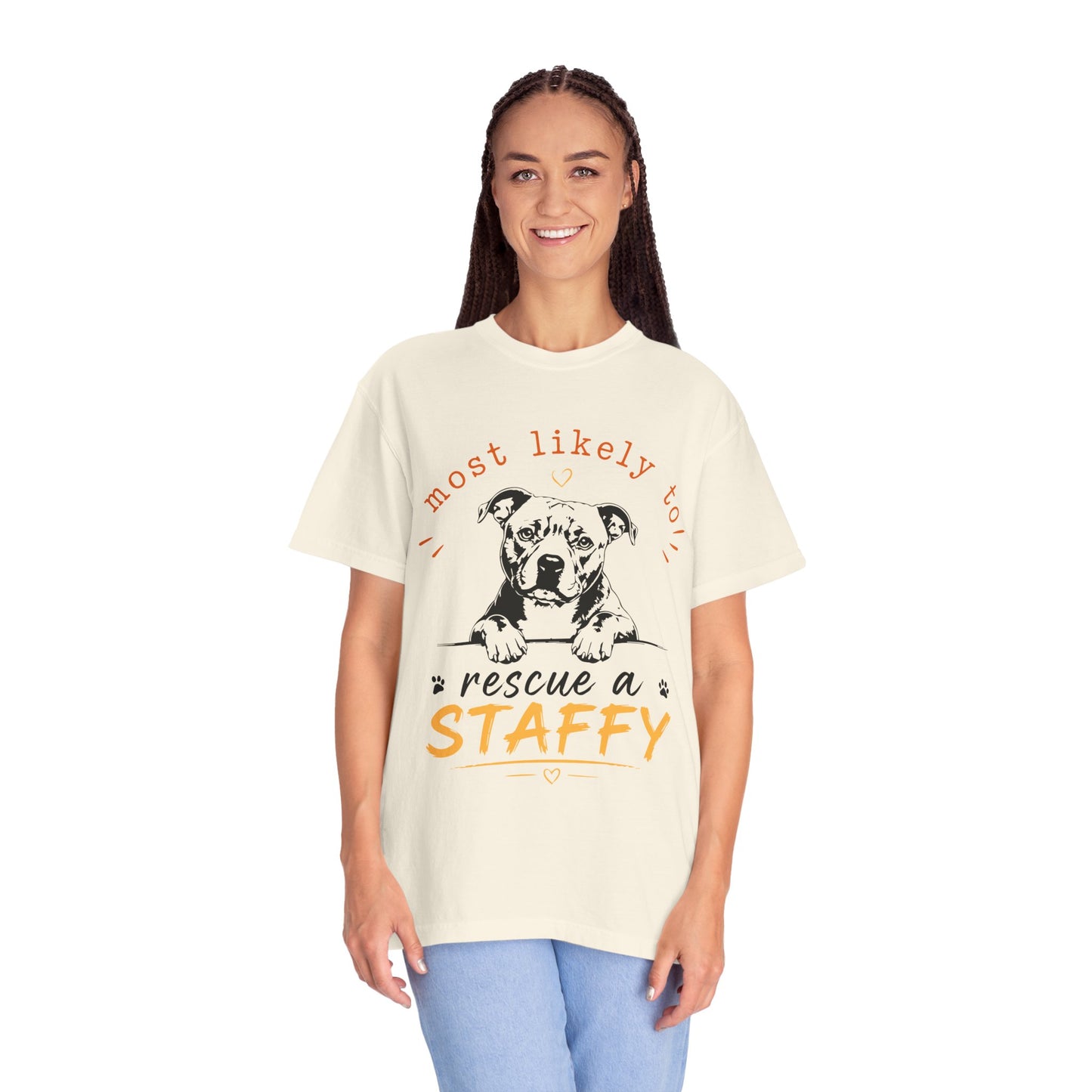 Most Likely To Dog Staffy T-Shirt