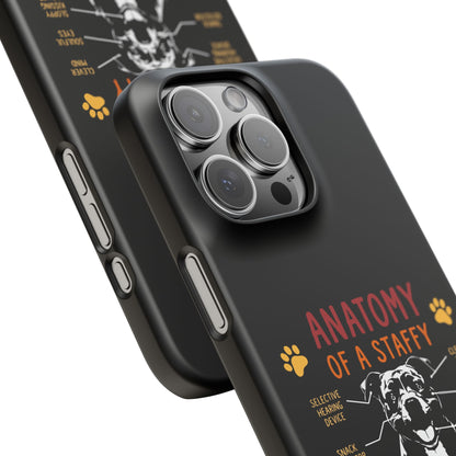 Anatomy of a Staffy - Phone Cases
