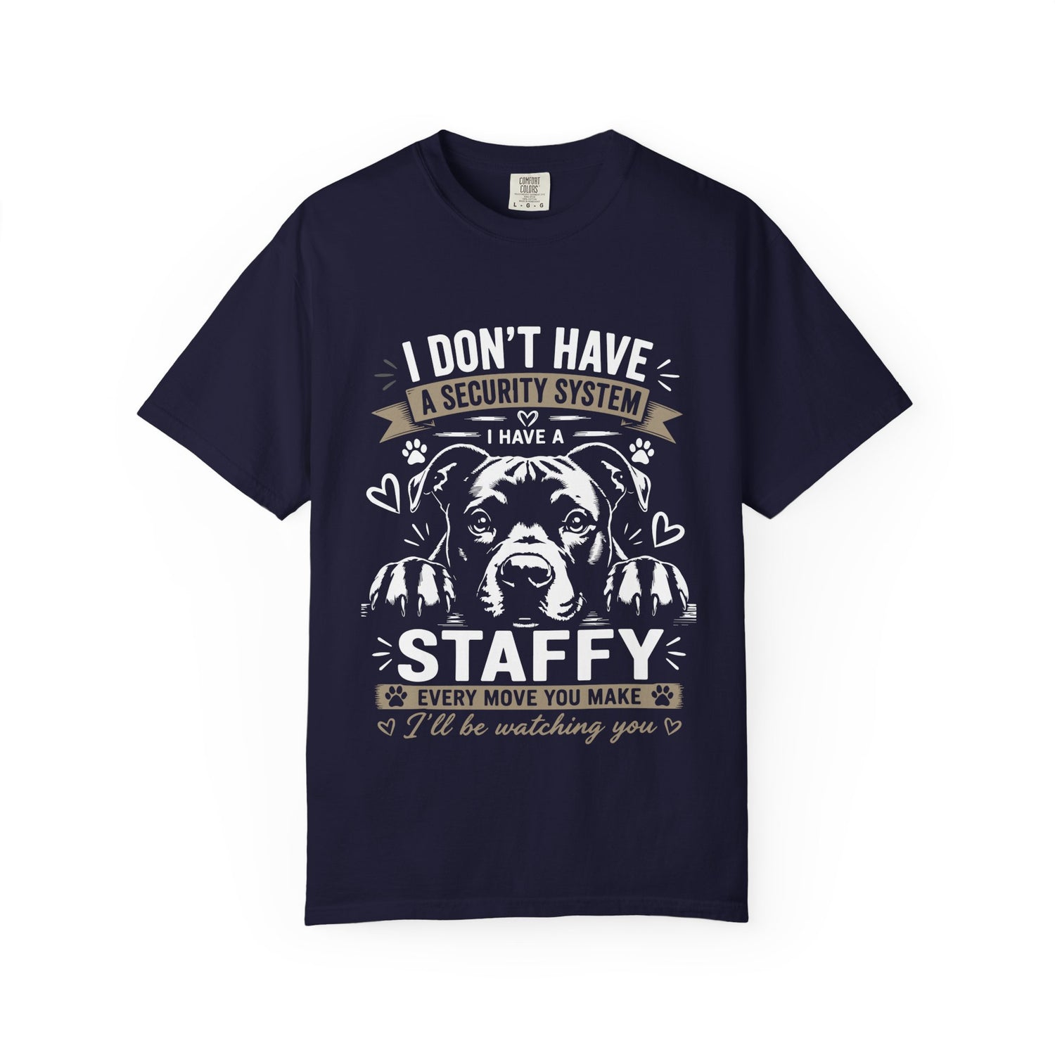 Security Staffy Dog T-Shirt