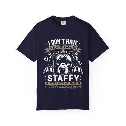 Security Staffy Dog T-Shirt