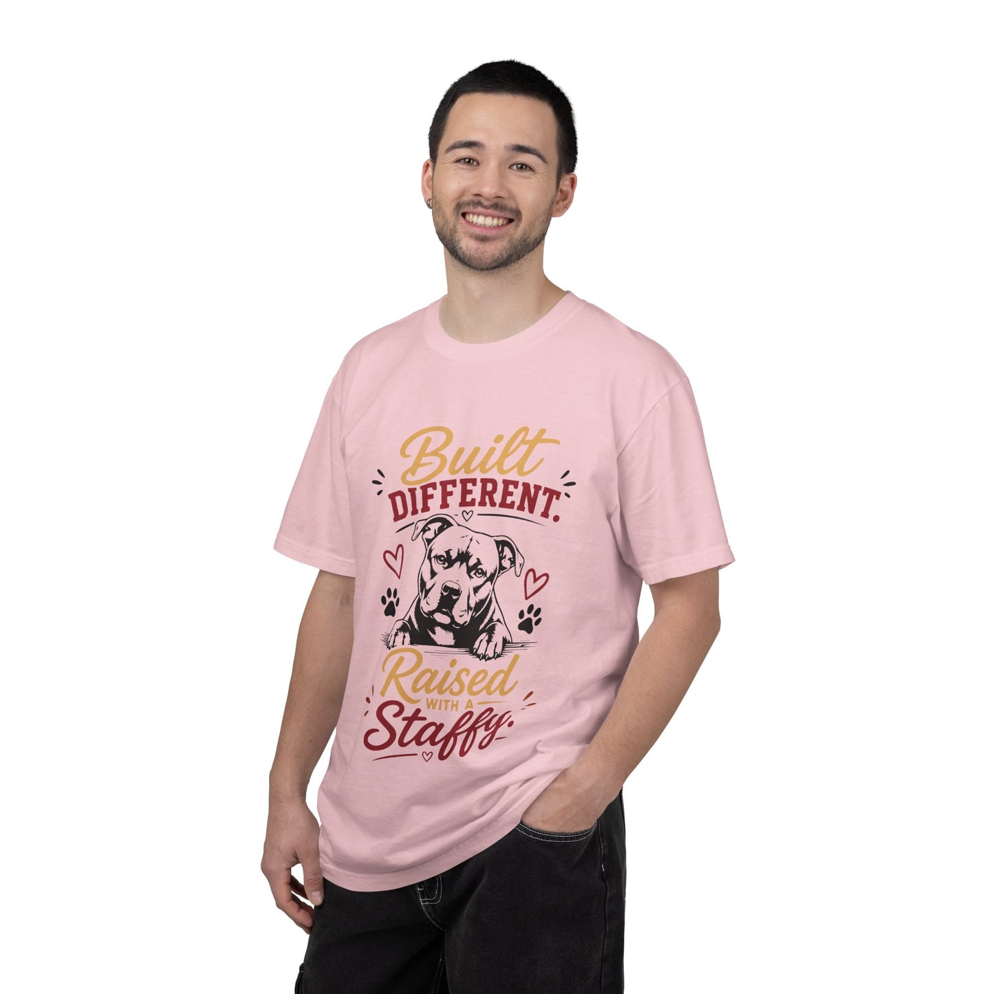 Raised With a Staffy T-Shirt