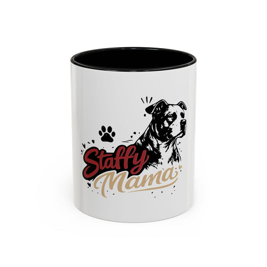 A Staffy Mama Loves - Coffee Mug