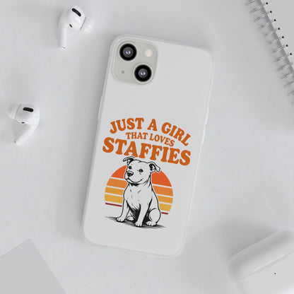 Just a Girl That Loves Staffies - Phone Case