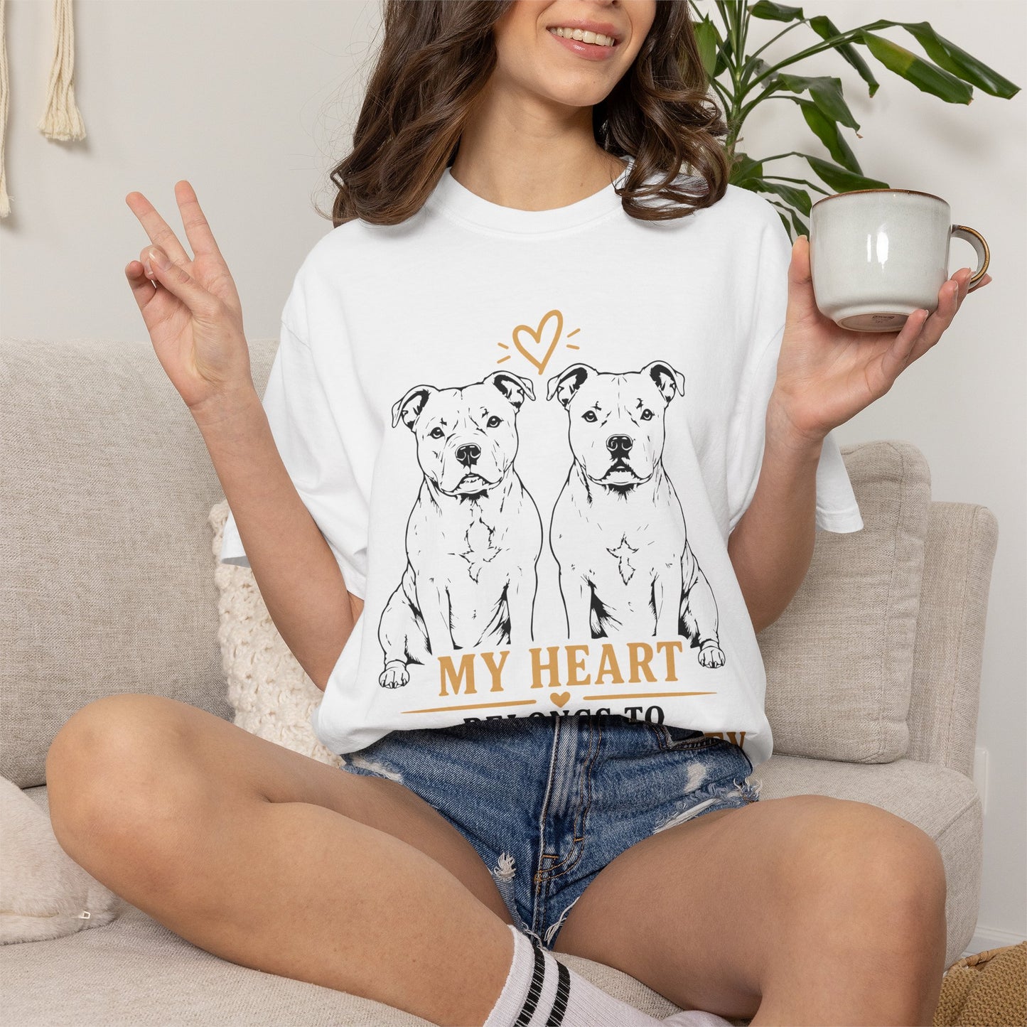My Heart Belongs to Molly & Stanley T-Shirt