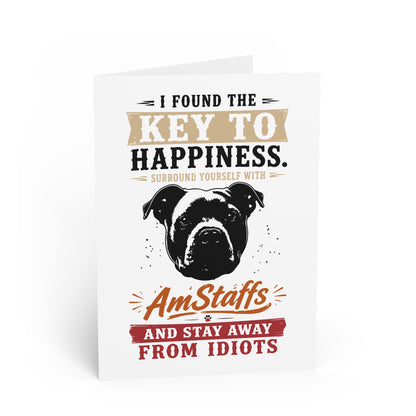 the Key to Happiness: Surround Yourself — Greeting Card