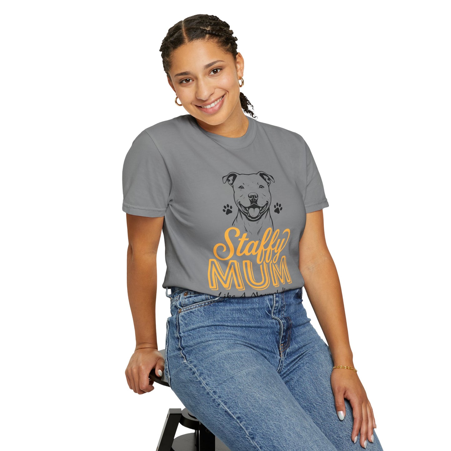Funny Staffordshire Staffy Mum T-Shirt