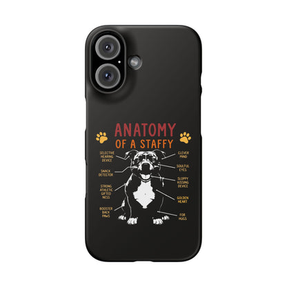 Anatomy of a Staffy - Phone Cases