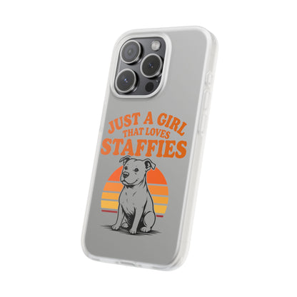 Just a Girl That Loves Staffies - Phone Case
