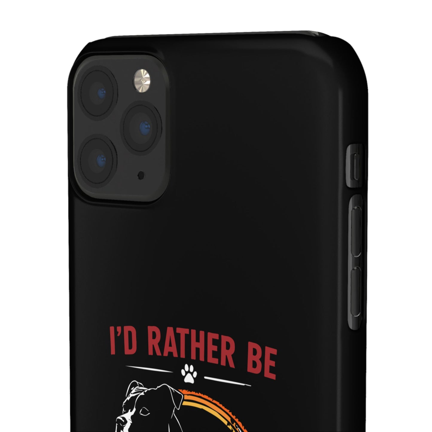 I'd Rather Be With My Staffy - Phone Cases