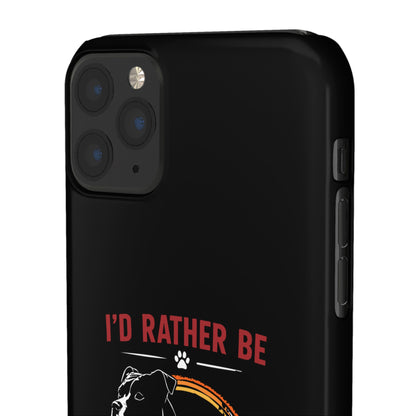 I'd Rather Be With My Staffy - Phone Cases