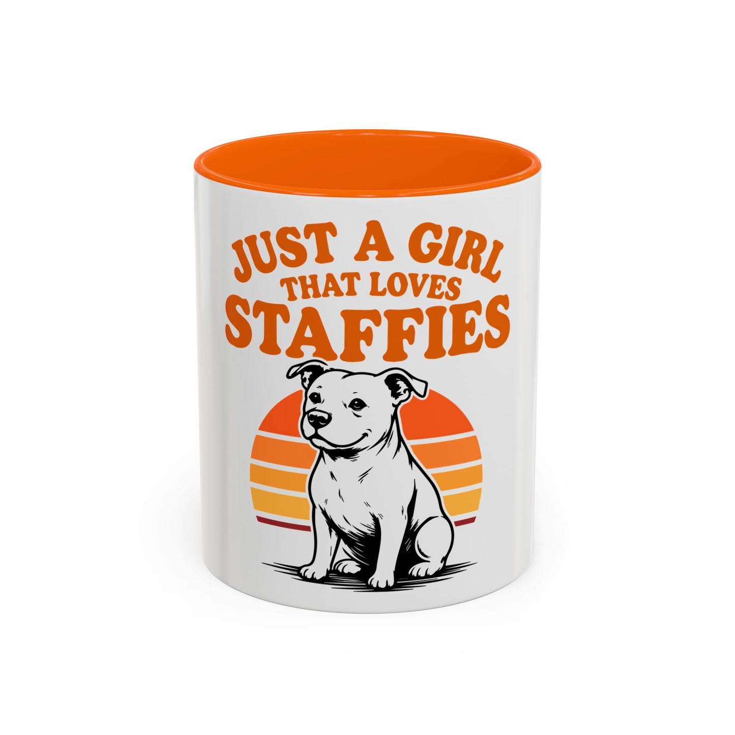 Just a Girl That Loves Staffies - Coffee Cup