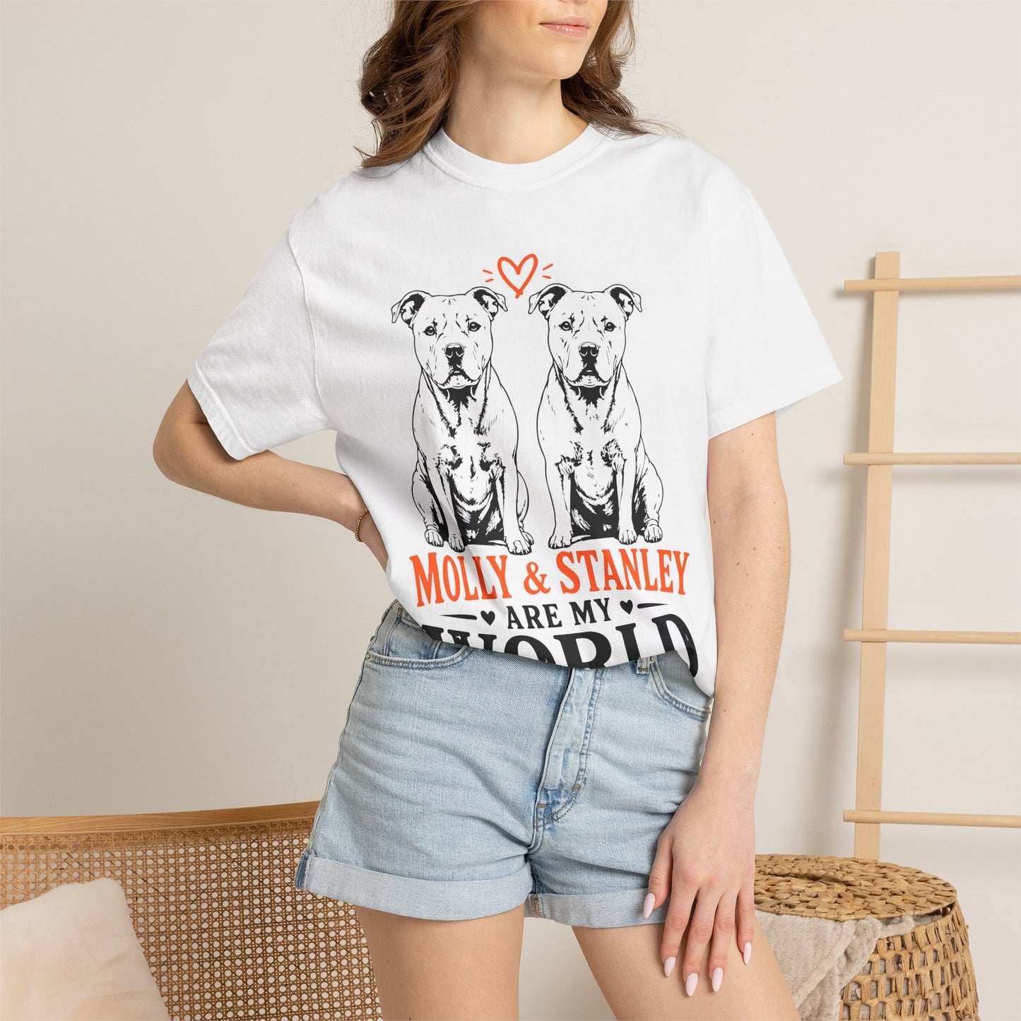 Molly & Stanley Are My World T-Shirt