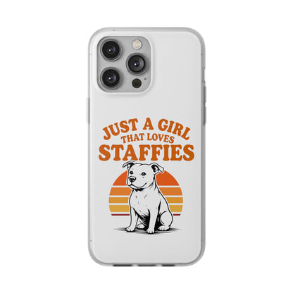 Just a Girl That Loves Staffies - Phone Case