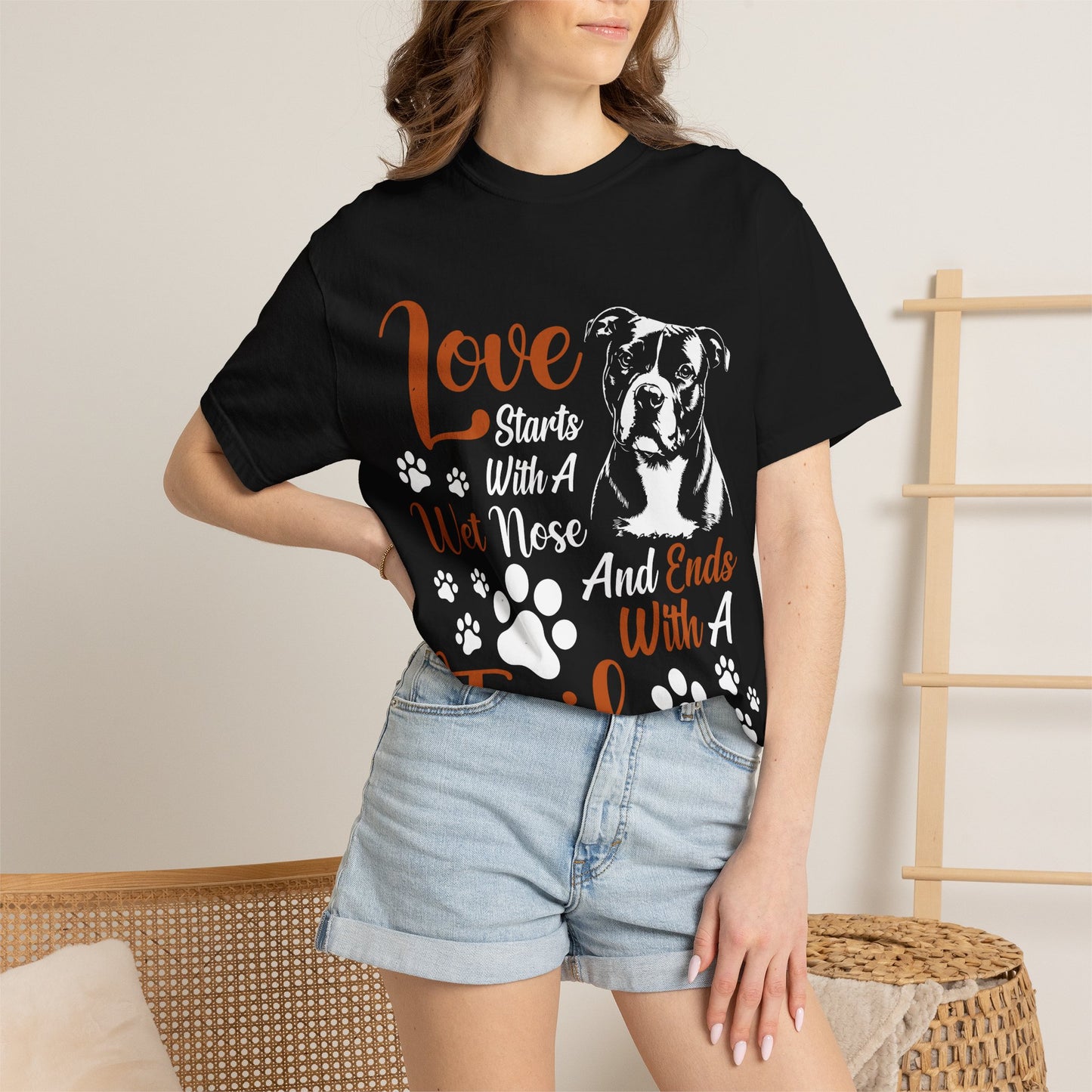 Love Starts With A Wet Nose T-Shirt