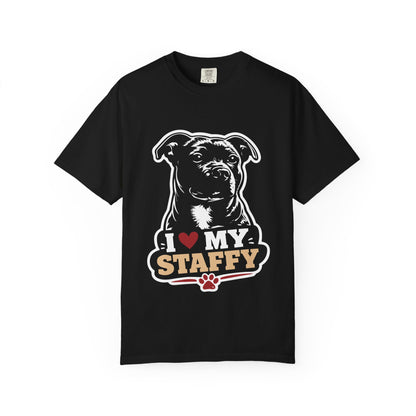 I love Staffy T-Shirt