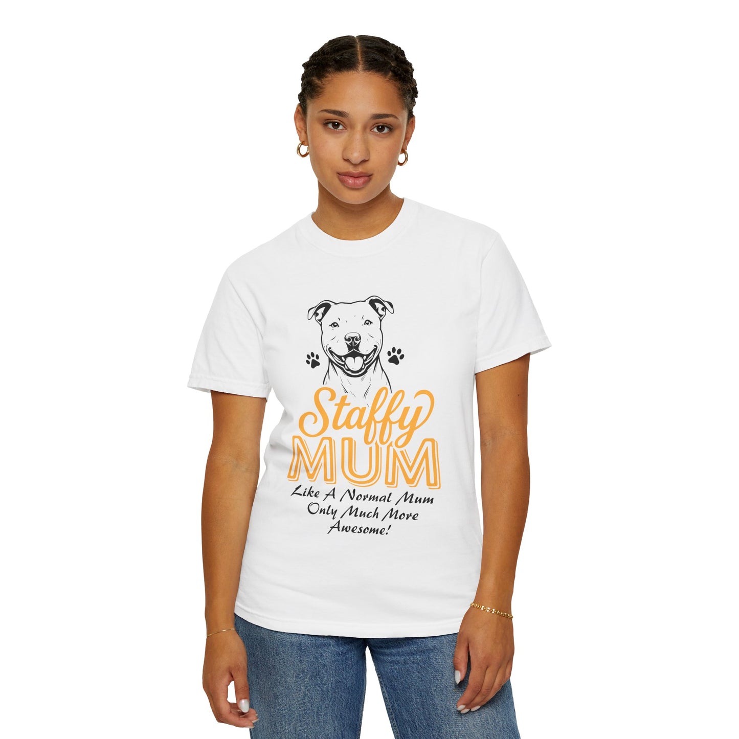 Funny Staffordshire Staffy Mum T-Shirt